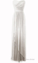 Wonderful Hunter Green Chiffon Ruffle Sweetheart Floor Length Empire Bridesmaid Dresses