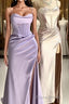 Lilac Long Formal Prom Dresses Party Evening Gowns