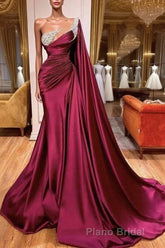 Gorgeous Mermaid Beads Evening Formal Prom Dresses WIth Ruffles
