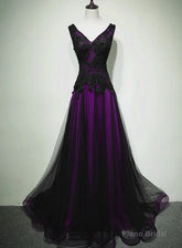 Tulle Long Prom Dress, Elegant Party Womens Dresses