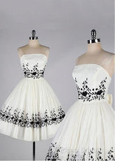 Black And White Homecoming Dresses