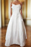 Elegant White Satin Spaghetti Straps Formal Prom Dresses Fairy A Line Princess Dresses Evening Gown