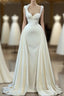 Glorious A-line Sleeveless Sweetheart Beading Bridal Dresses