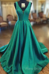 Green Color Formal Prom Dresses, Ball Gown, Formal Dresses,Birthday Party Gown Long, Back To Schoold Party Gown