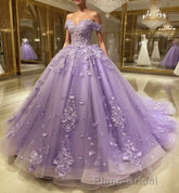 Lace Sky Blue Off the Shoulder Ball Gown Quinceanera Dresses