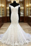 Lace Trumpet/Mermaid Sweep Train Off-The-Shoulder Wedding Dresses