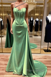Mermaid Sage Corset Slit Dresses