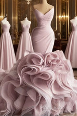 Organza Mermaid Wedding Dresses Formal Prom Formal Gown