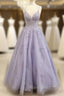 Pretty Formal Prom Dresses, Purple Formal Prom Dresses, Light purple Formal Prom Dresses