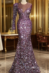 Real Formal Prom Dresses, Sexy Formal Prom Dresses, Purple Formal Prom Dresses, Bling Bling Formal Dresses, Cheap Party Dresses