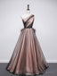 Simple One Shoulder Tulle Long Prom Dresses, A line Tulle Evening Dress