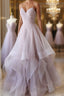 Simple sweetheart neck tulle long Formal Prom dress formal dress