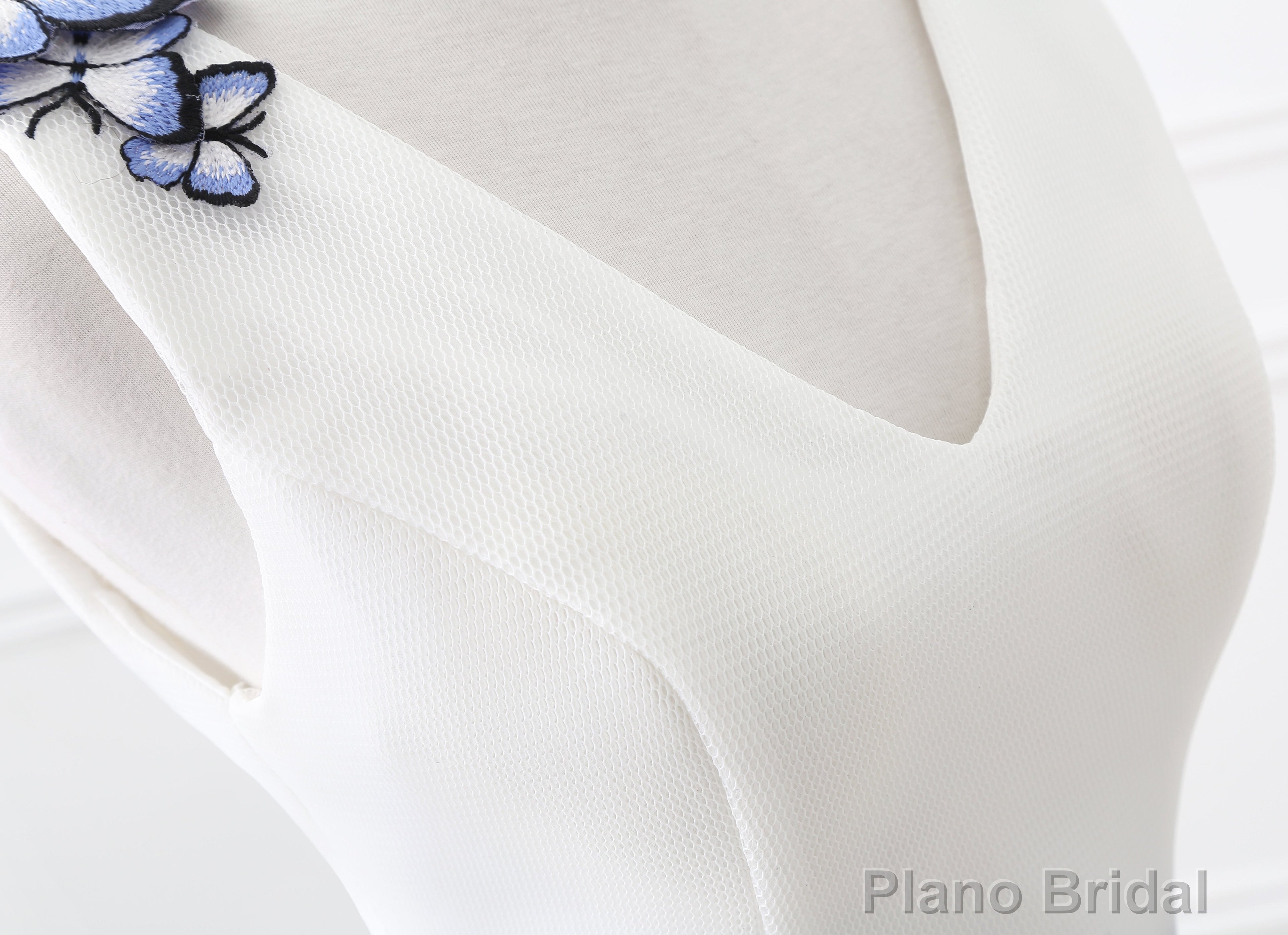 A Line V Neck Sleeveless Appliques Tulle Homecoming Dresses, Short Prom Dresses