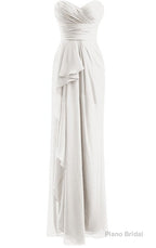 Classical Burgundy Sweetheart Empire Pleated Floor Length Chiffon Bridesmaid Dresses