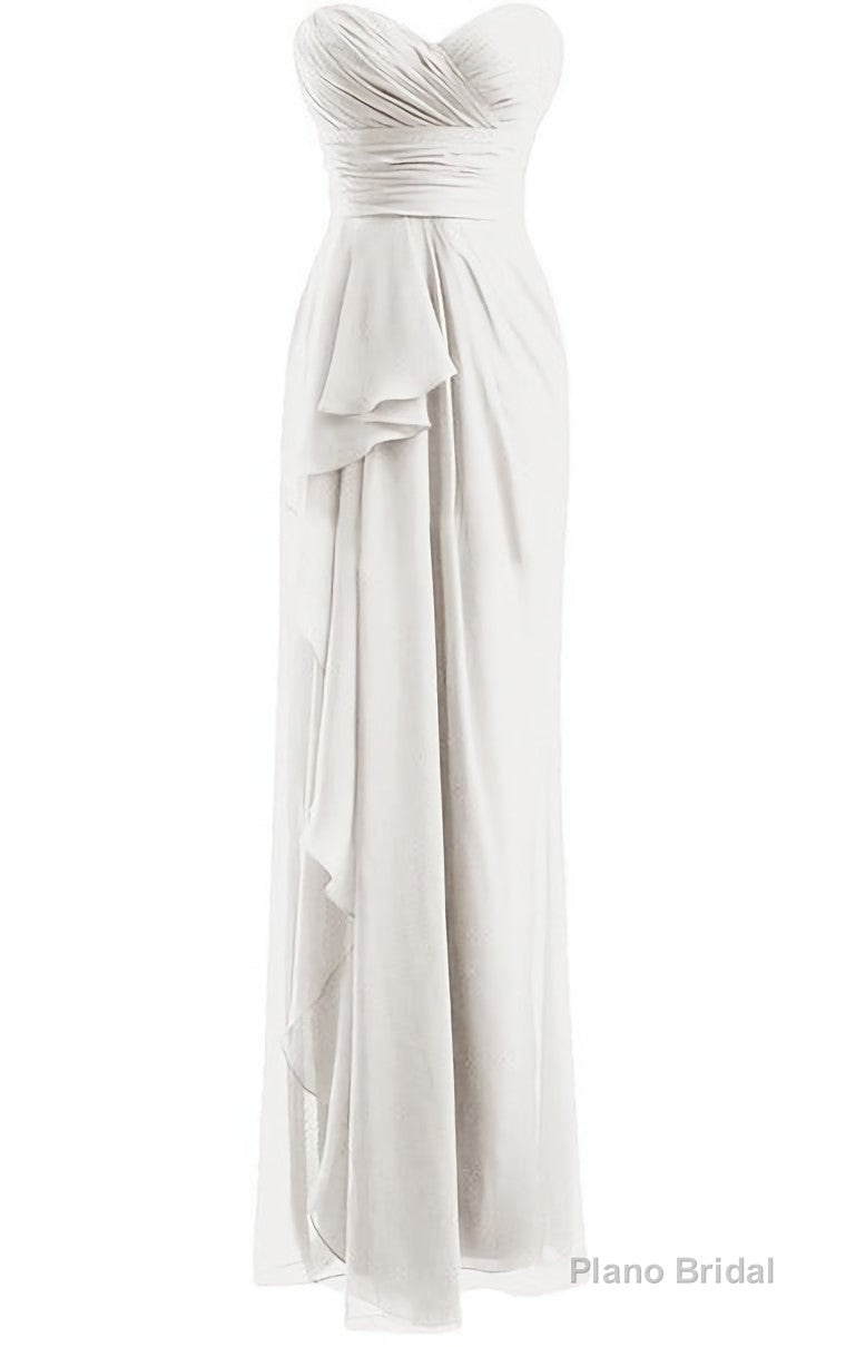 Classical Burgundy Sweetheart Empire Pleated Floor Length Chiffon Bridesmaid Dresses