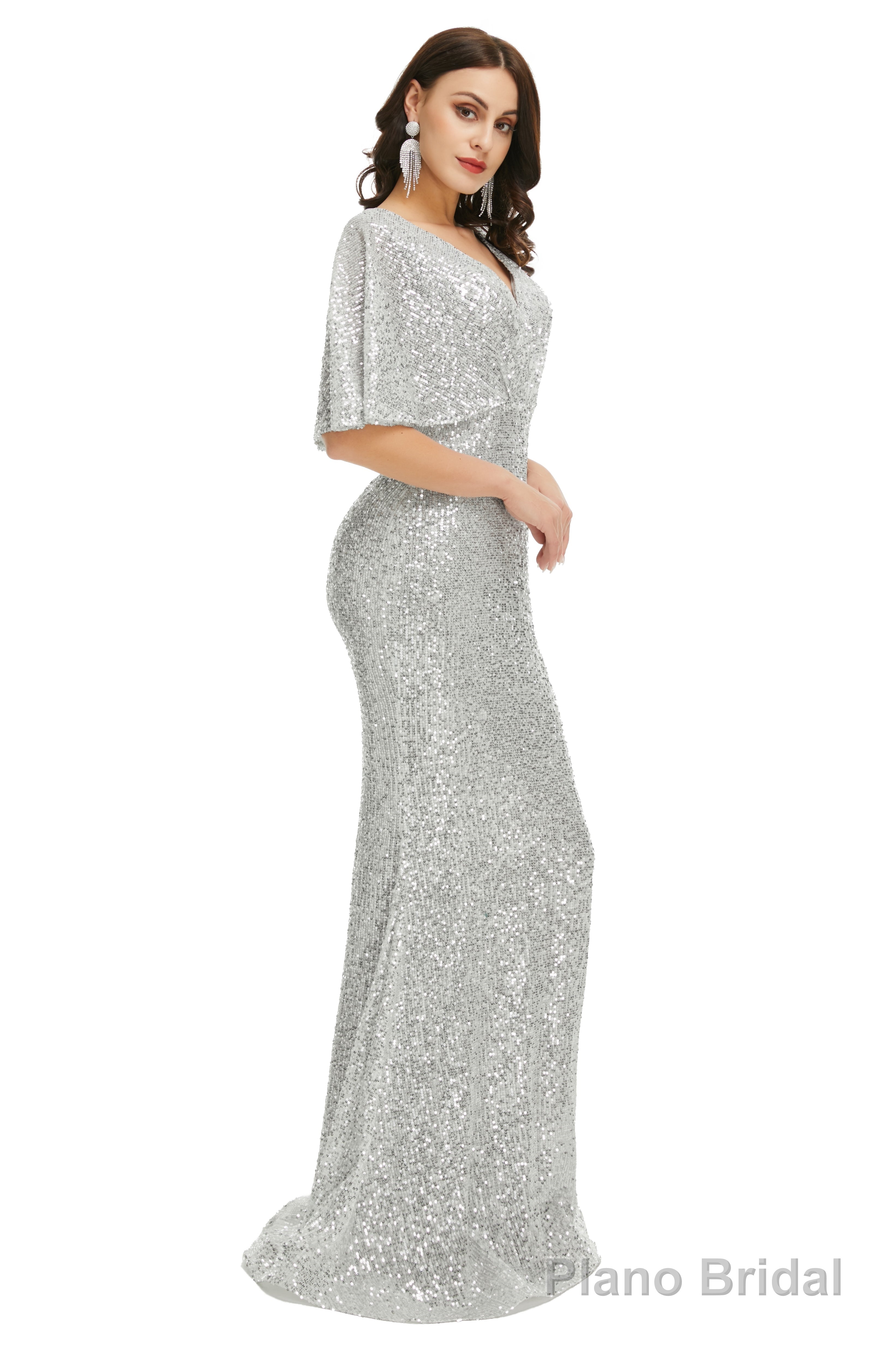 Long Prom Dresses 2025 V Neck Prom Dress Floor Length Gowns Formal Dresses Secondary image