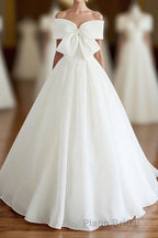 White Sweetheart Long Formal Prom Dresses, White Prom Dresses