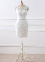 2 In 1 Wedding Dresses With Lace Appliques