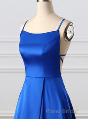 A-Line Formal Prom Dresses Side Split Evening Dresses