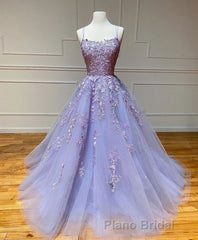 Cute Round Neck Tulle Short Formal Prom Dresses, Tulle Homecoming Dresses