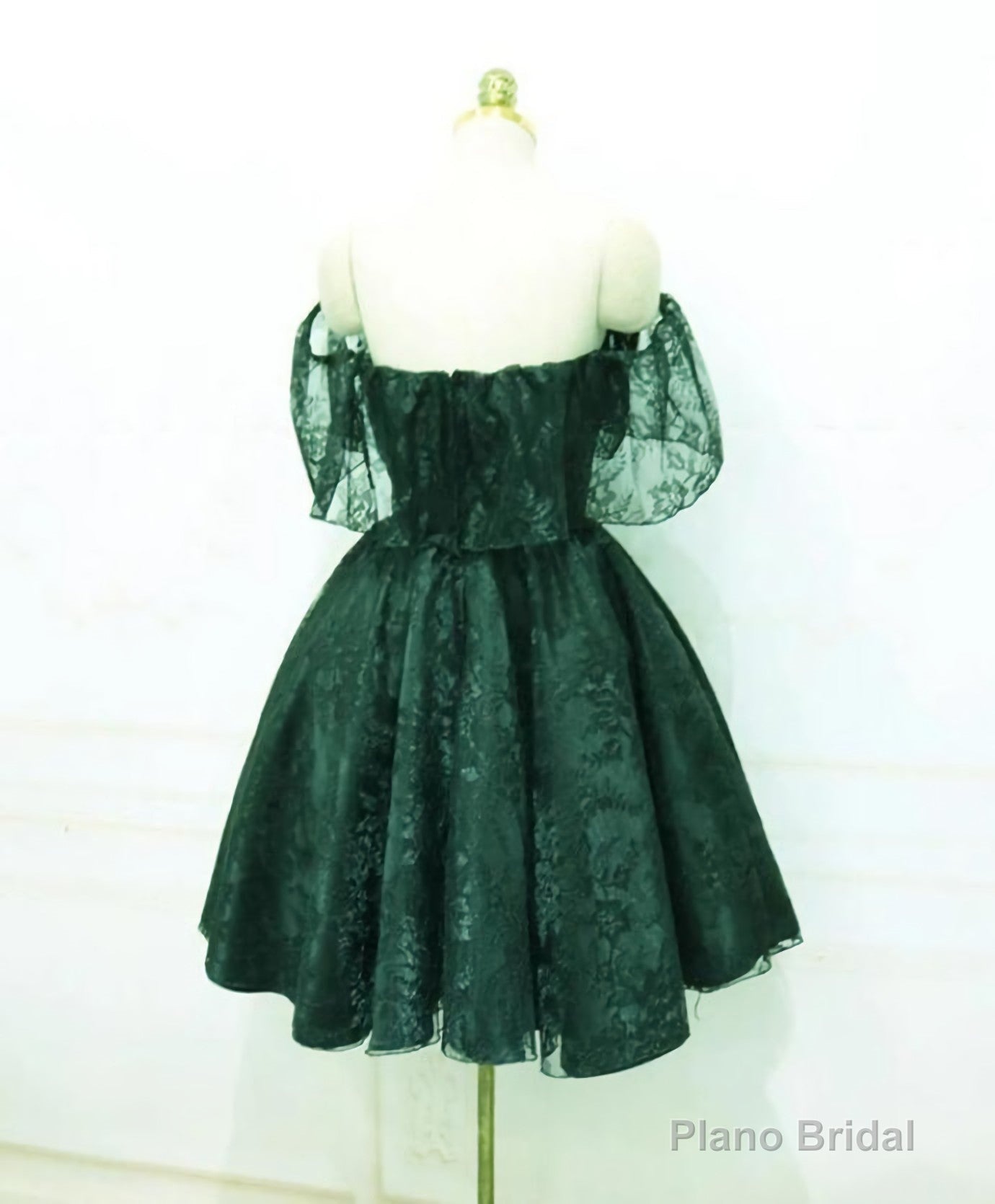 A Line Lace Short Prom Dress Formal Homecoming Dress, 6229 Secondary image