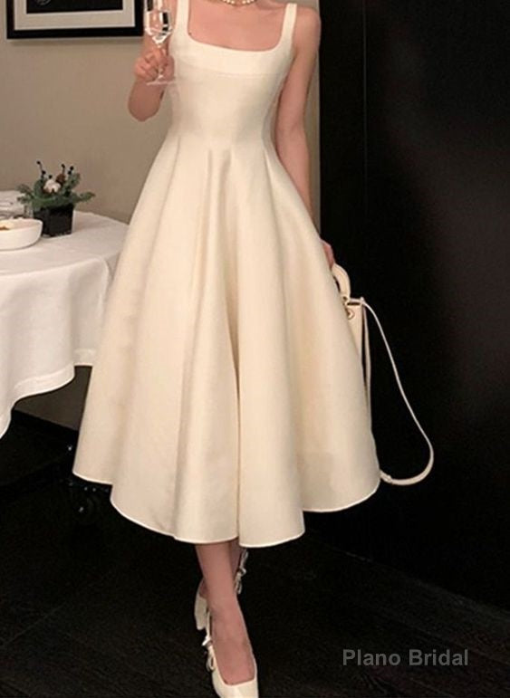 New Women Fashion Elegant Prom Midi Dresses Vintage Princess Female Evening Party Dress Secondary image