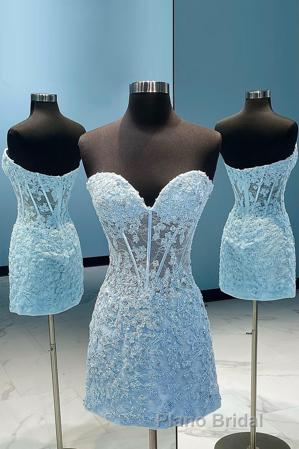 Purple Lace Tight Short Hoco Dresses