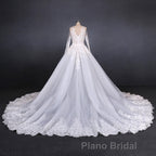 Elegant Long Sleeves Lace Wedding Dresses Beautiful Bridal Dresses