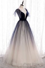 Elegant Backless Lace Up Long Charming Princess Formal Prom Dresses For Girls