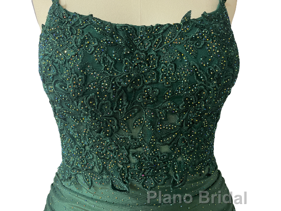 Spaghetti Straps Open Back Short Homecoming Dresses