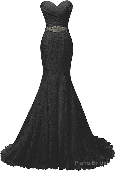 Elegant Mermaid Sweetheart Lace up Back Wedding Dresses