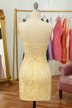 Purple Lace Tight Short Hoco Dresses