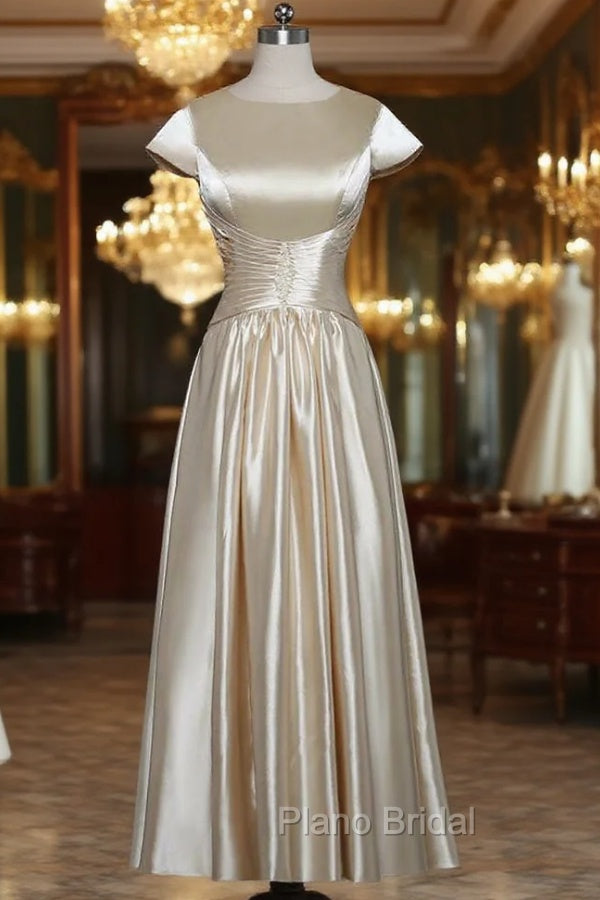 A-line Cap Sleeves Ankle Length Mother Of The Bride Dresses Main image