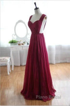 A-Line Chiffon Formal Prom Dresses Bridesmaid Dresses