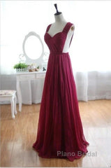 A-Line Chiffon Formal Prom Dresses Bridesmaid Dresses