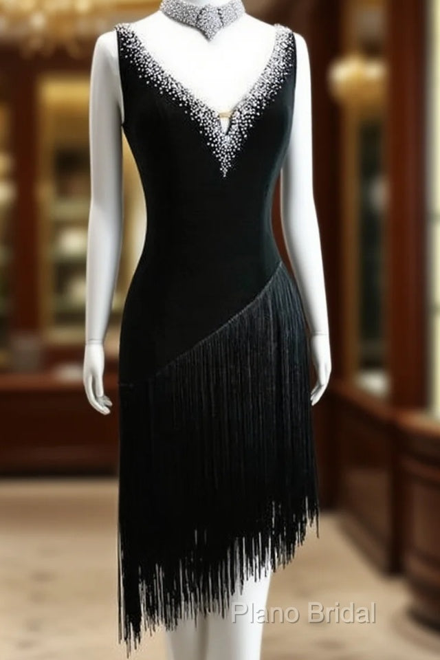 A-Line Floral Flowers Black Short Homecoming Dresses Main image