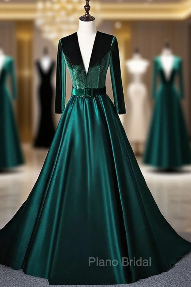 A-Line Gray Tulle Spaghetti Straps Formal Prom Dresses Main image