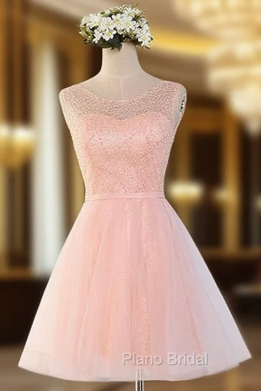 A-line Homecoming Dresses Scoop Short/Mini Formal Prom Dresses Juniors Homecoming Dresses Main image