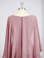 A-Line/Princess V-neck Floor-Length Chiffon Mother of the Bride Dresses