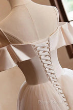 A-Line Sleeveless Backless Spaghetti Straps Floor Length Formal Dresses Formal Prom Dresses