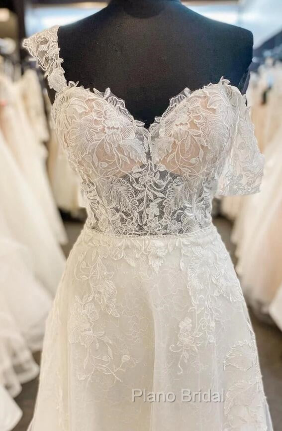 A-Line Tulle/Lace Wedding Dresses Secondary image
