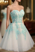 Adorable White Tulle Sweetheart Tulle Party Dresses , Homecoming Dresses , Lovely Party Dresses