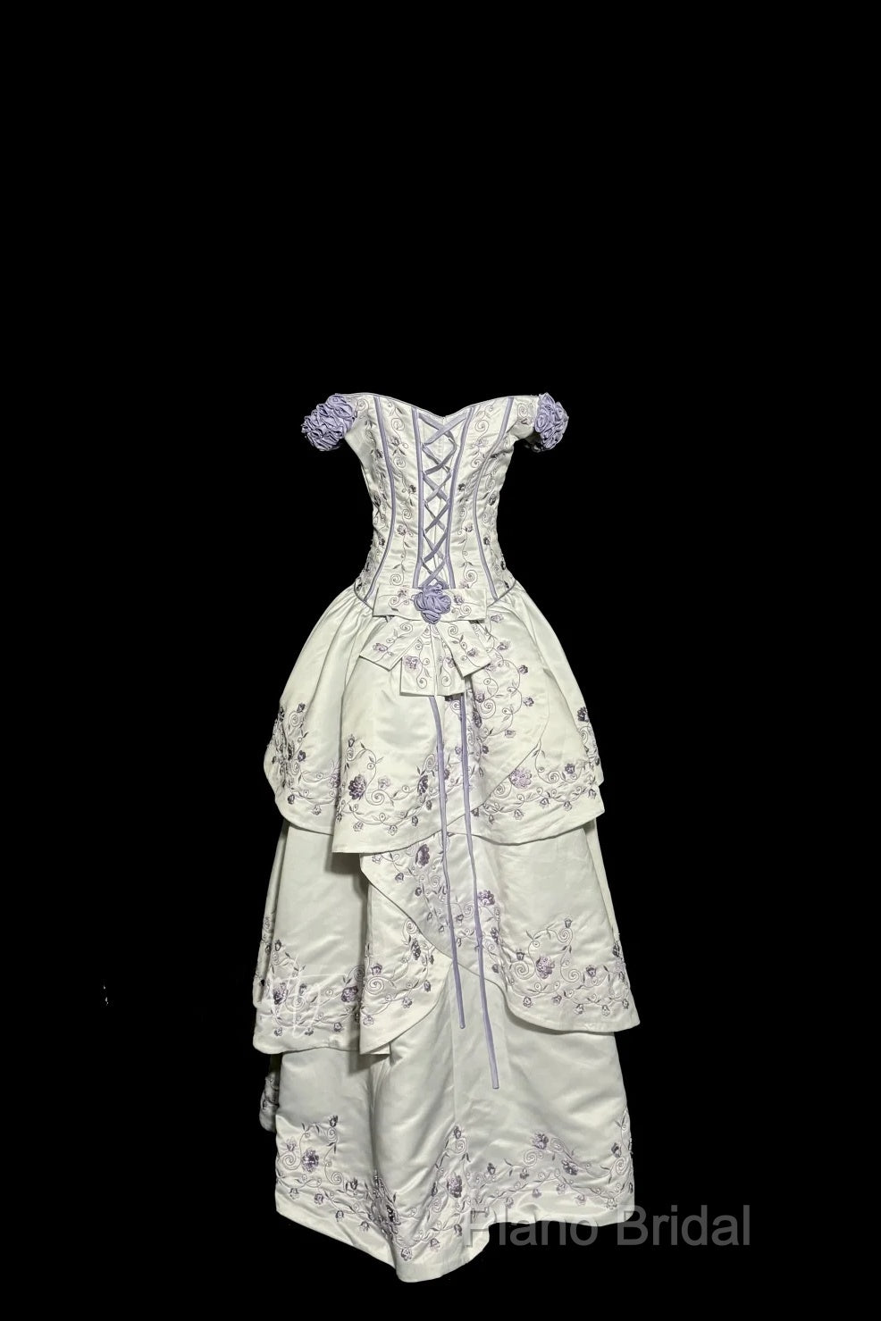 Aesthetic Ball Gown Off The Shoulder White Formal Prom Dresses Ruffle Long Party Dresses