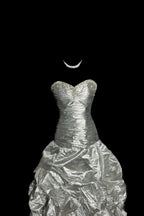 Aesthetic Mermaid Sweetheart Neckline Gray Taffeta Formal Prom Dresses Ruffle Long Party Dresses