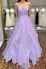 Ball Gown A-Line Formal Prom Dresses Dresses Formal Floor Length Sleeveless Tulle Backless With Pleats Ruffles