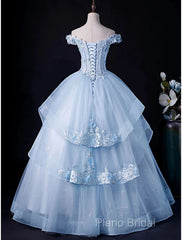 Ball Gown Formal Gown Minimalist Dresses Formal Wedding Guest Floor Length Sleeveless Off Shoulder Tulle Backless With Pleats Appliques