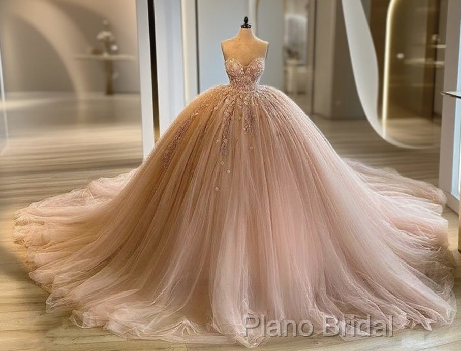 Ball Gown Pink Formal Prom Dresses Quinceanera Dresses Ed600 Main image