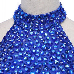 Beading Keyhole Back Homecoming Dresses