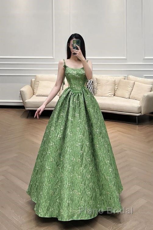 Beautiful Ball Gown Green Lace Formal Prom Gown Long Formal Prom Dresses Secondary image
