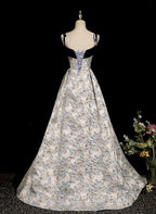 Beautiful Satin Sweetheart Off Shoulder Formal Prom Dresses, A-Line Satin Formal Dresses